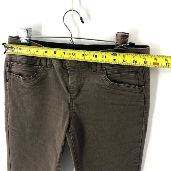 Democracy AB Technology Skinny Jeans Booty Lift Comfort Waist Mushroom Brown 6 - Picture 8 of 11